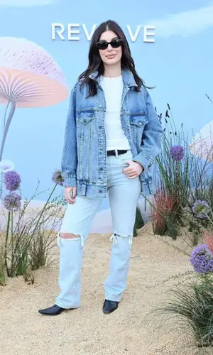 Camila Morrone wearing Khaite boots