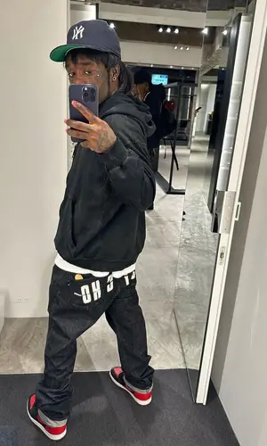 Lil Uzi Vert wearing Balenciaga hoody