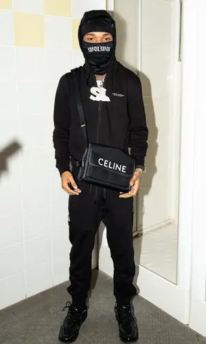 Swae Lee wearing Giorgio Armani hoody