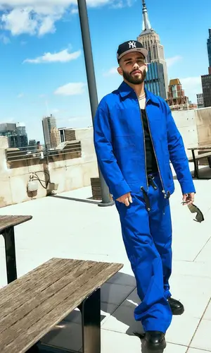 Manuel Turizo’s Outfit in Versace Jacket & Oakley Eyewear (2023)
