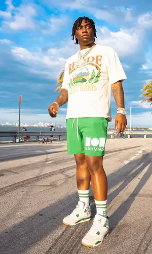 Fredo Bang wearing Jordan sneakers