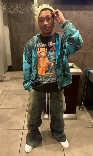 Lil Meech wearing Balenciaga hoody