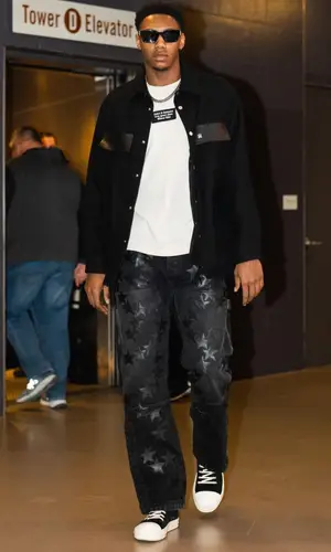 Rj Barrett wearing Louis Vuitton eyewear