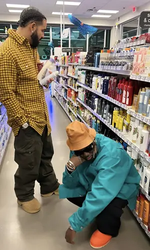 Lil Yachty wearing Loewe hat