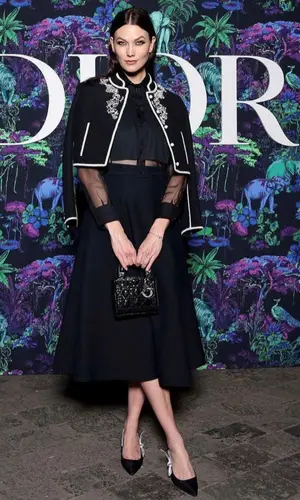 Karlie Kloss wearing Dior bag