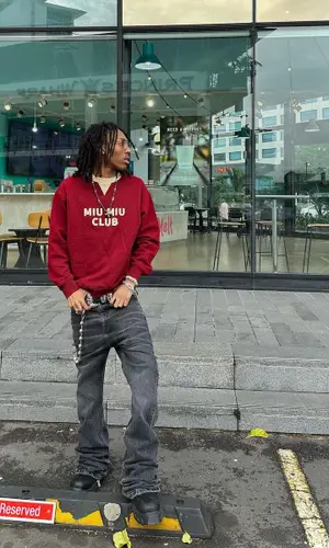Lil Tecca wearing Rick Owens boots