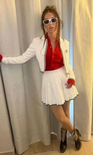 Millie Bobby Brown wearing Casablanca other