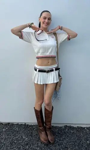 Devon Carlson wearing Miu Miu other