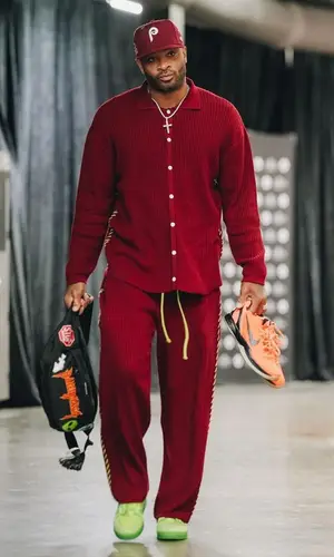 PJ Tucker wearing New Era cap