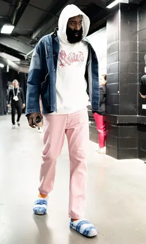 James Harden wearing Marni jeans