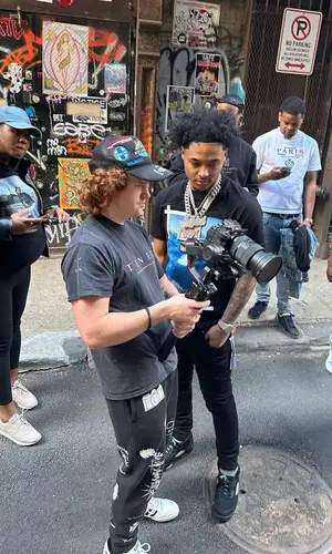 Luh Kel’s Outfit in Off-White T-Shirt, Purple Brand Jeans & Jordan Sneakers (2023)