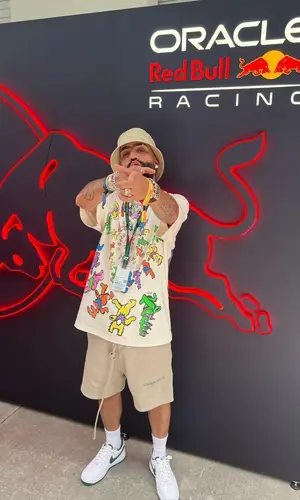 Arcangel wearing Hellstar t-shirt