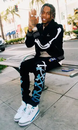 Soulja Boy wearing Balenciaga eyewear