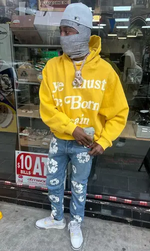 Lil Tjay wearing Nike other