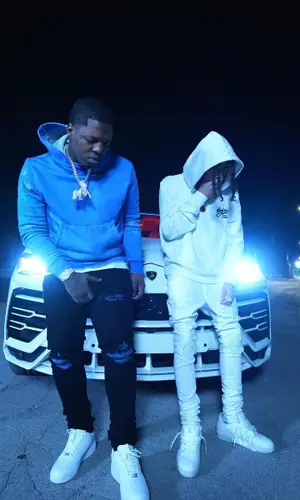 DD Osama wearing Amiri hoody