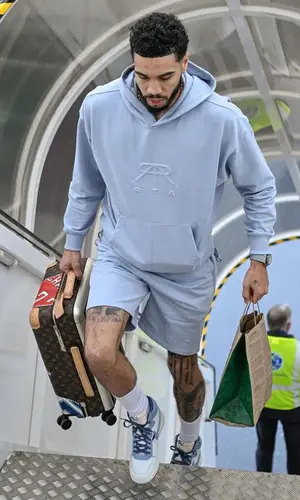 Jayson Tatum wearing Rta shorts