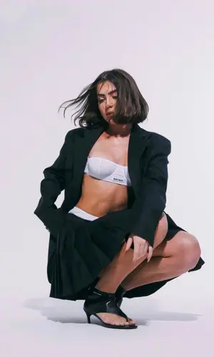 Jade Picon wearing Miu Miu jacket