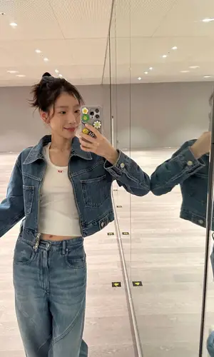 TaeYeon wearing Diesel top