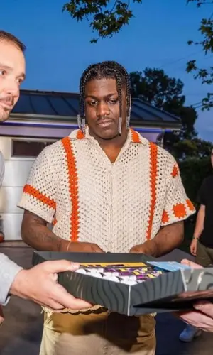 Lil Yachty wearing Marni sandal