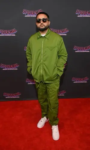Nav’s Outfit in Bottega Veneta Jacket & Nike Sneakers (2023)