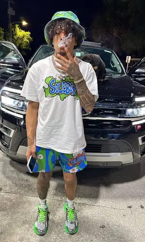 King Cid wearing SoleBoy sock
