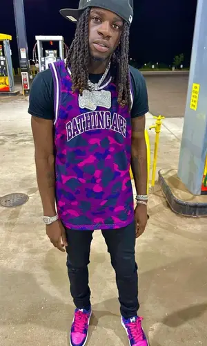 SleazyWorld Go wearing Bape jersey