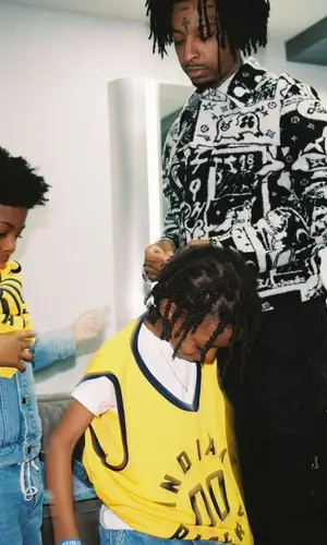 21 Savage wearing Prada pants