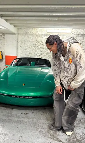 Jordan Clarkson wearing Balenciaga hoody