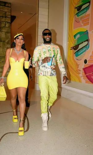 Gucci Mane wearing Casablanca sweatshirt