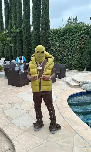 Rylo Rodriguez wearing Rick Owens boots