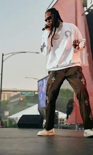 2 Chainz wearing Chrome Hearts pants