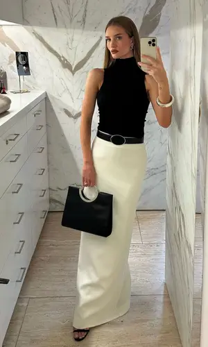 Rosie Huntington-Whiteley wearing The Row bag