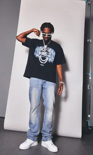 Lil Tjay wearing Celine eyewear