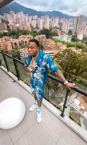 BandMan Kevo wearing Amiri shirt