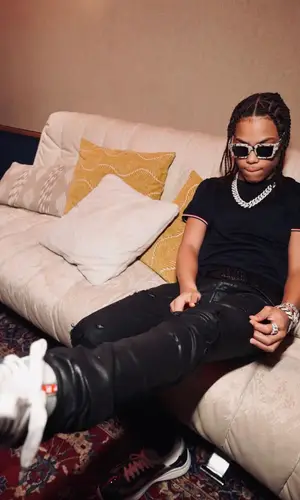 SugarHill Ddot wearing Amiri belt