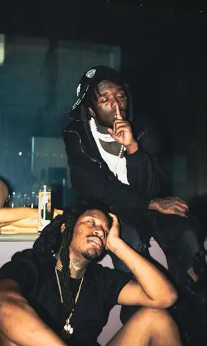 Lil Uzi Vert wearing Balenciaga cap