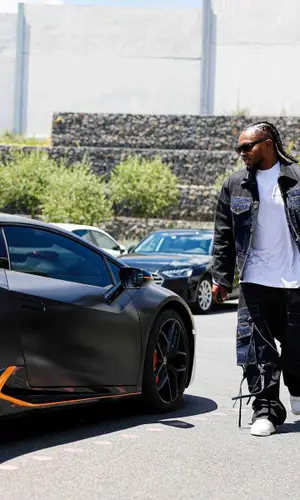 Renato Sanches wearing Louis Vuitton jacket