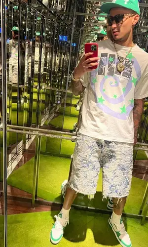 Kyle Kuzma wearing Louis Vuitton eyewear