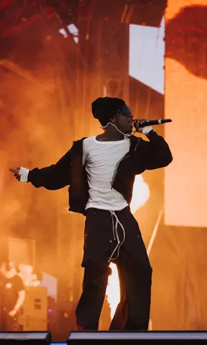 Lil Uzi Vert wearing Rick Owens hat