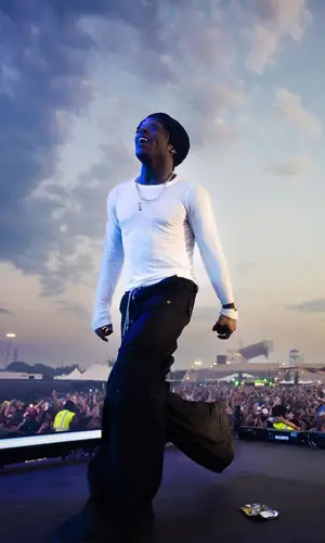 Lil Uzi Vert wearing Rick Owens sweatshirt