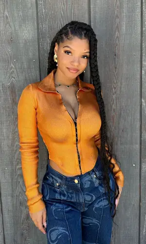 Halle Bailey wearing Van Cleef & Arpels jewelry