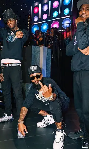 DC YoungFly wearing Louis Vuitton other