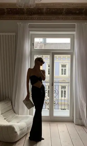Leonie Hanne’s Outfit in Saint Laurent Bag (2023)