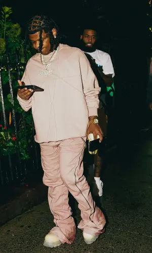 Rylo Rodriguez wearing Rick Owens sweatshirt