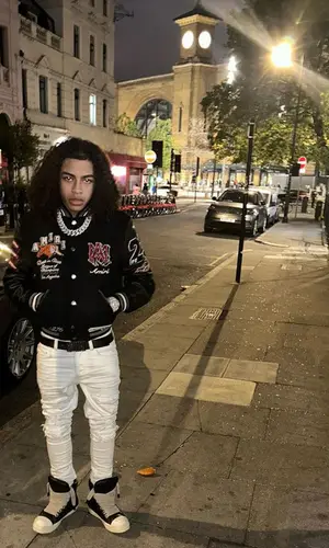 DD Osama wearing Amiri belt
