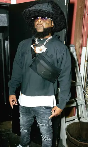 03 Greedo wearing Maison Margiela hat
