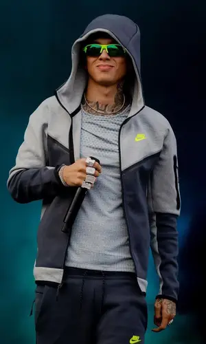 Central Cee wearing Oakley eyewear