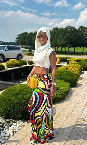 Dess Dior wearing Emilio Pucci other