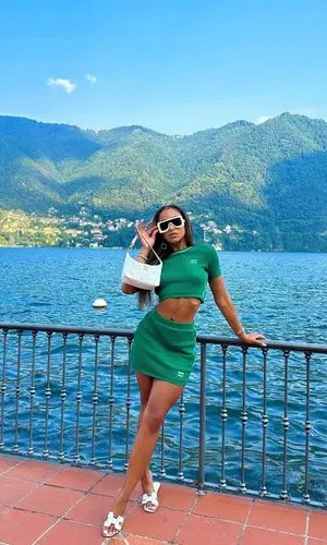 Jilly Anais wearing Miu Miu bag