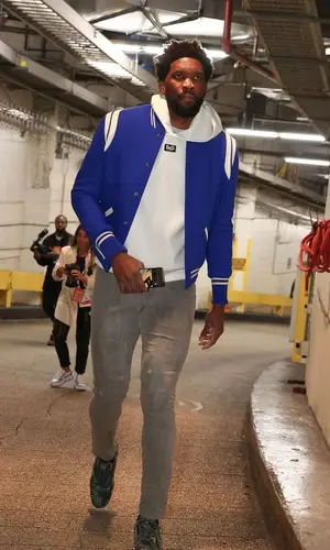 Joel Embild wearing Saint Laurent jacket